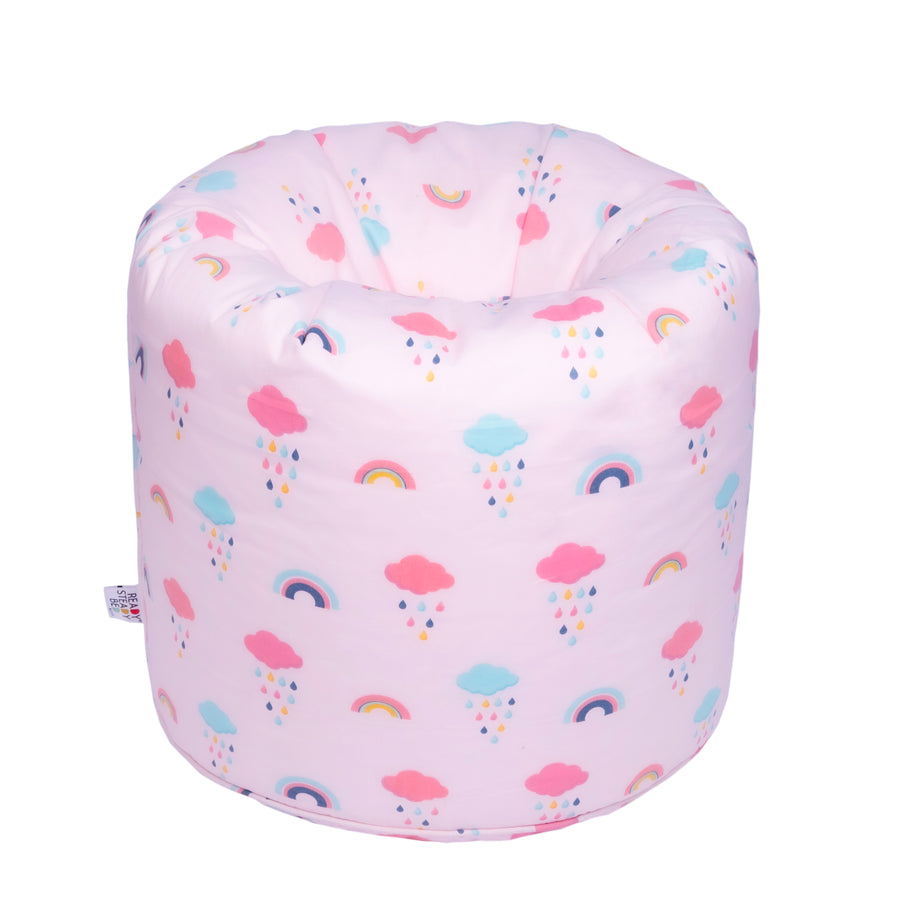 Bean Bag Chair Kids Bean Bags Printed Round Kiddies Beanbag with Carry Handle