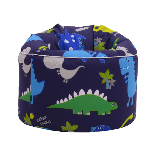 Indoor Round Bean Bag Chair Kids Playing Beanbag Seat Printed Pouffes