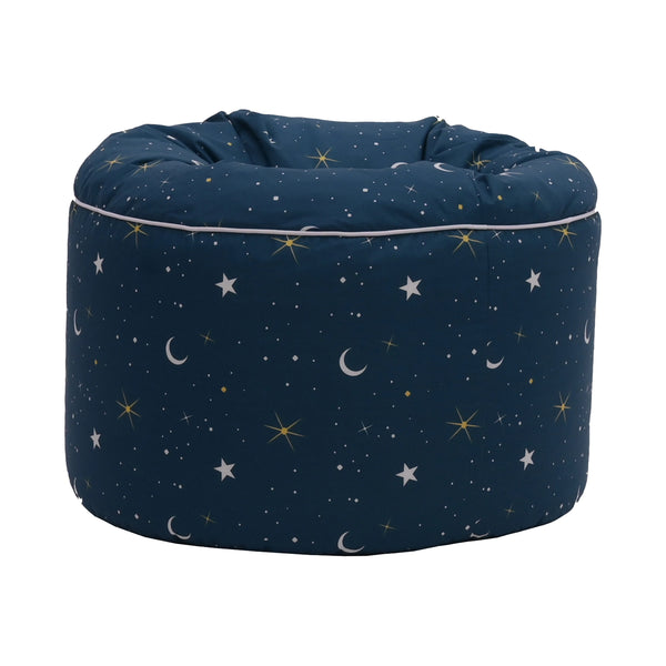 Indoor Round Bean Bag Chair Kids Playing Beanbag Seat Printed Pouffes