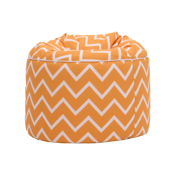 Indoor Round Bean Bag Chair Kids Playing Beanbag Seat Printed Pouffes