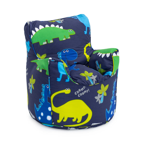 Printed Bean Bag Chair Kids Indoor Childrens Bean Bags Highback Pouffes