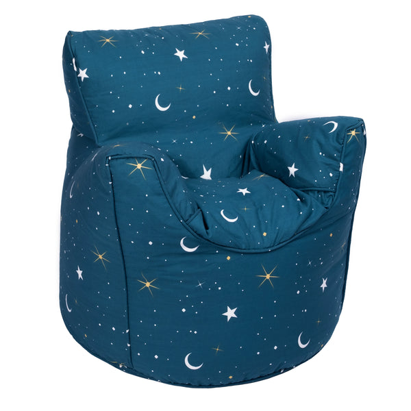 Printed Bean Bag Chair Kids Indoor Childrens Bean Bags Highback Pouffes
