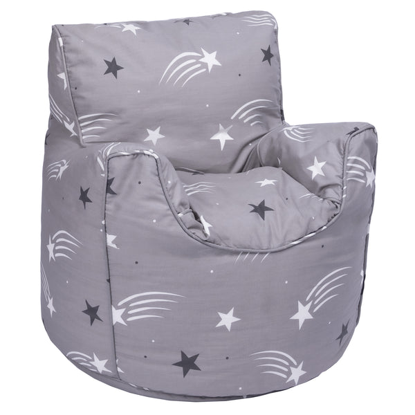Printed Bean Bag Chair Kids Indoor Childrens Bean Bags High back Pouffes
