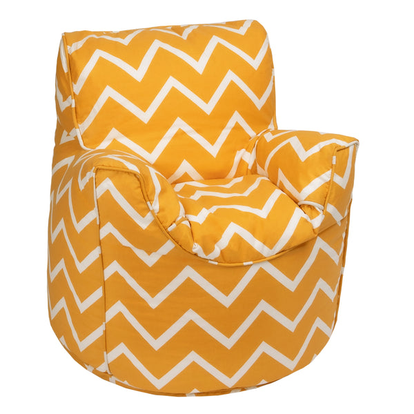Printed Bean Bag Chair Kids Indoor Childrens Bean Bags High back Pouffes