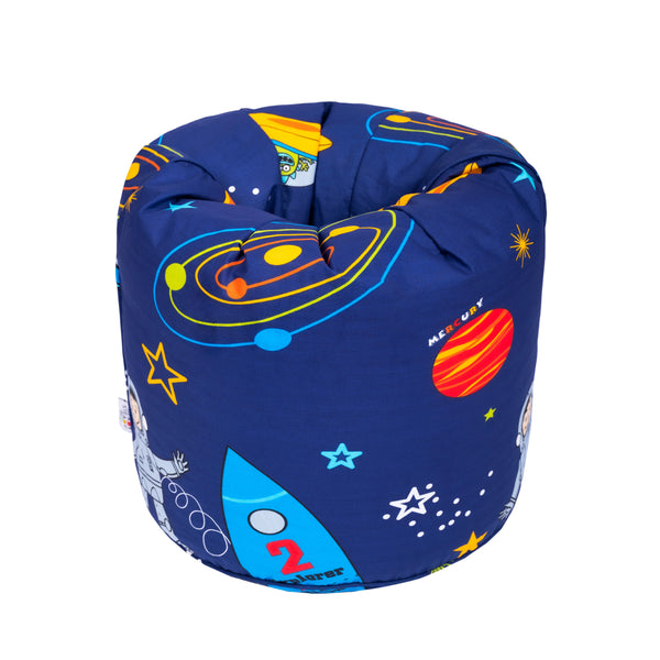 Bean Bag Chair Kids Bean Bags Printed Round Kiddies Beanbag with Carry Handle