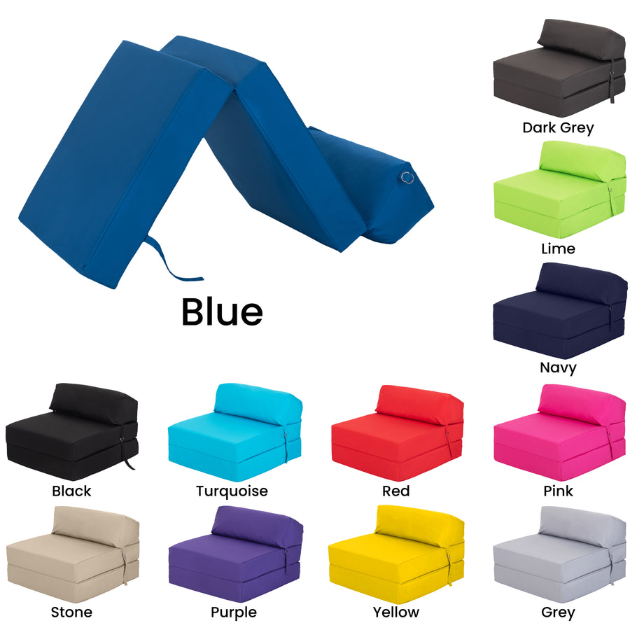 Single Z Bed for Kids Folding Mattress Bed Futon Sofa Bed Guest Mattress Foldable