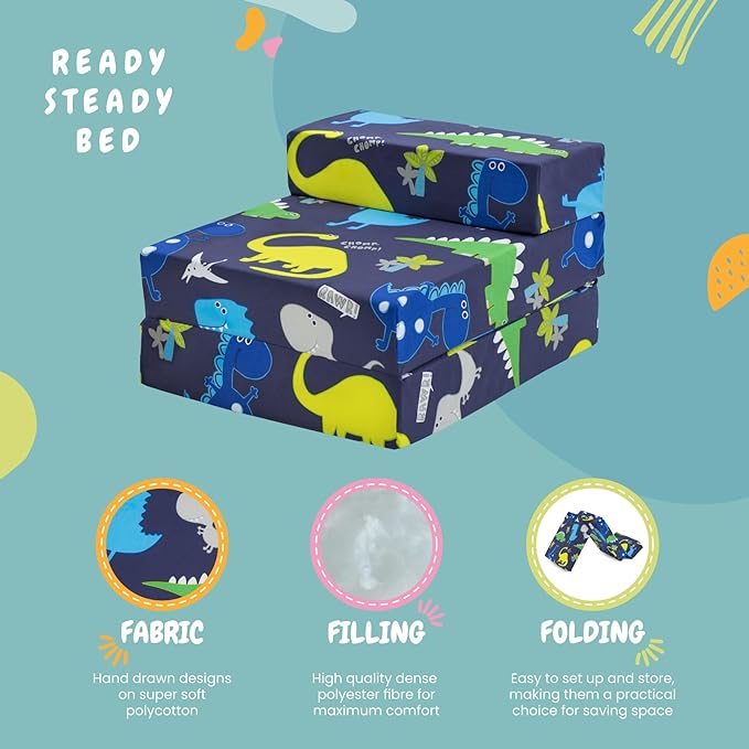 Convertible z bed for children