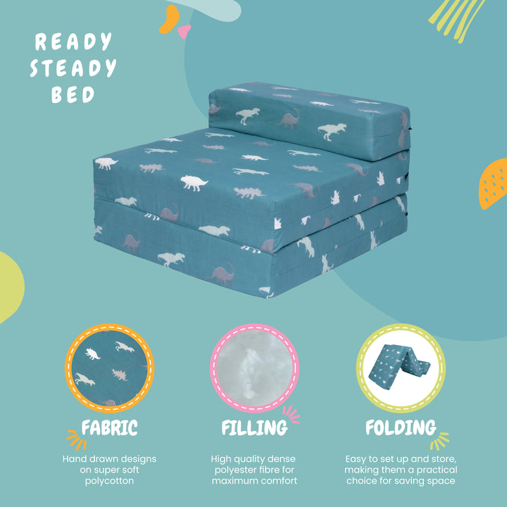 Fold-up guest bed