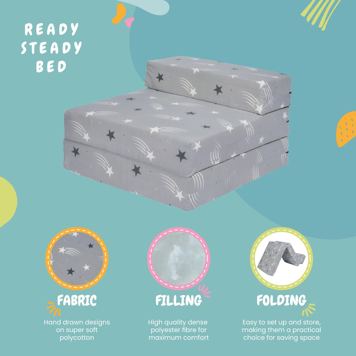 foldable single bed